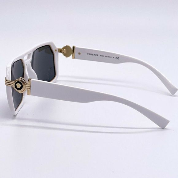 New Versace White 58mm Unisex Sunglasses - Picture 4 of 8